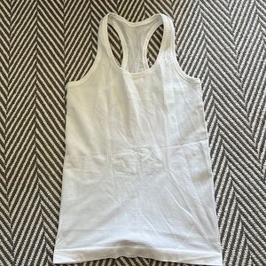 White swiftly tech tank top